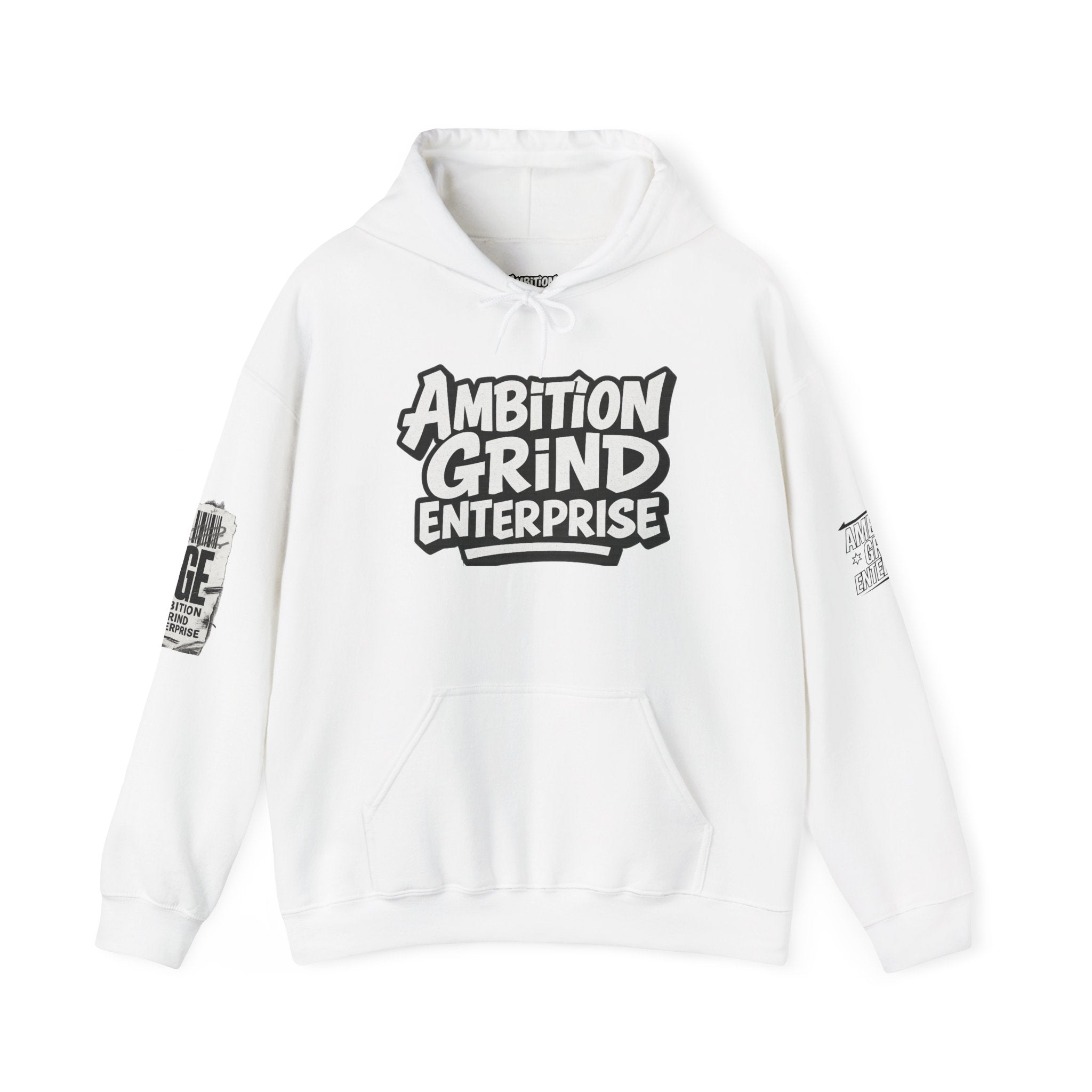 Ambition Grind Enterprise Hoodie | Motivational Graphic Hooded Sweatshirt