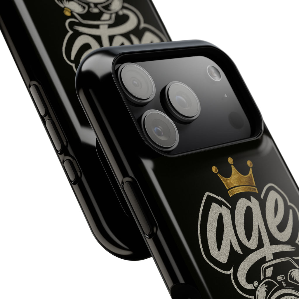 Vintage Alarm Clock Character phone case | Impact-Resistant Cases