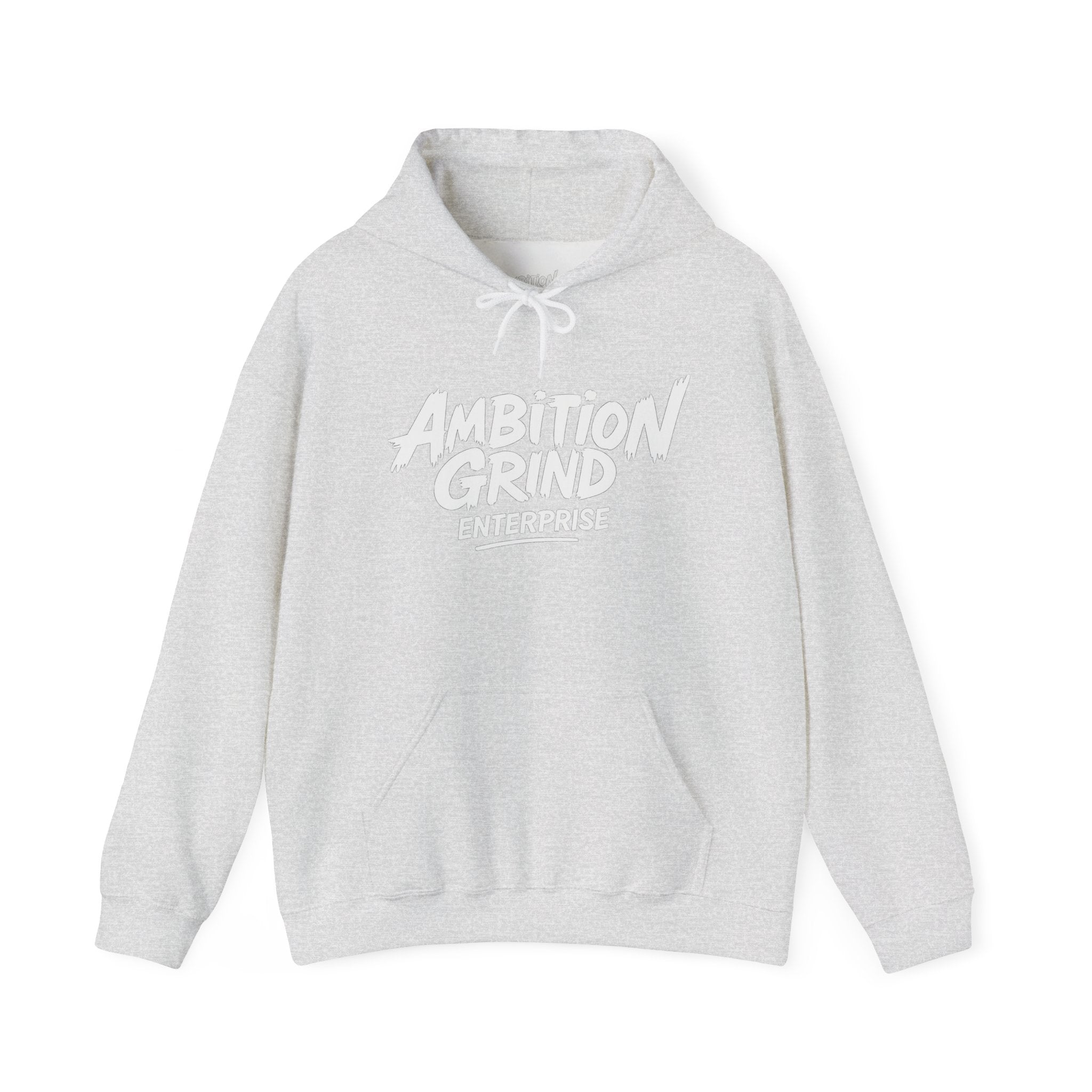 Ambition Grind logo Hoodie | Motivational Typography Sweatshirt