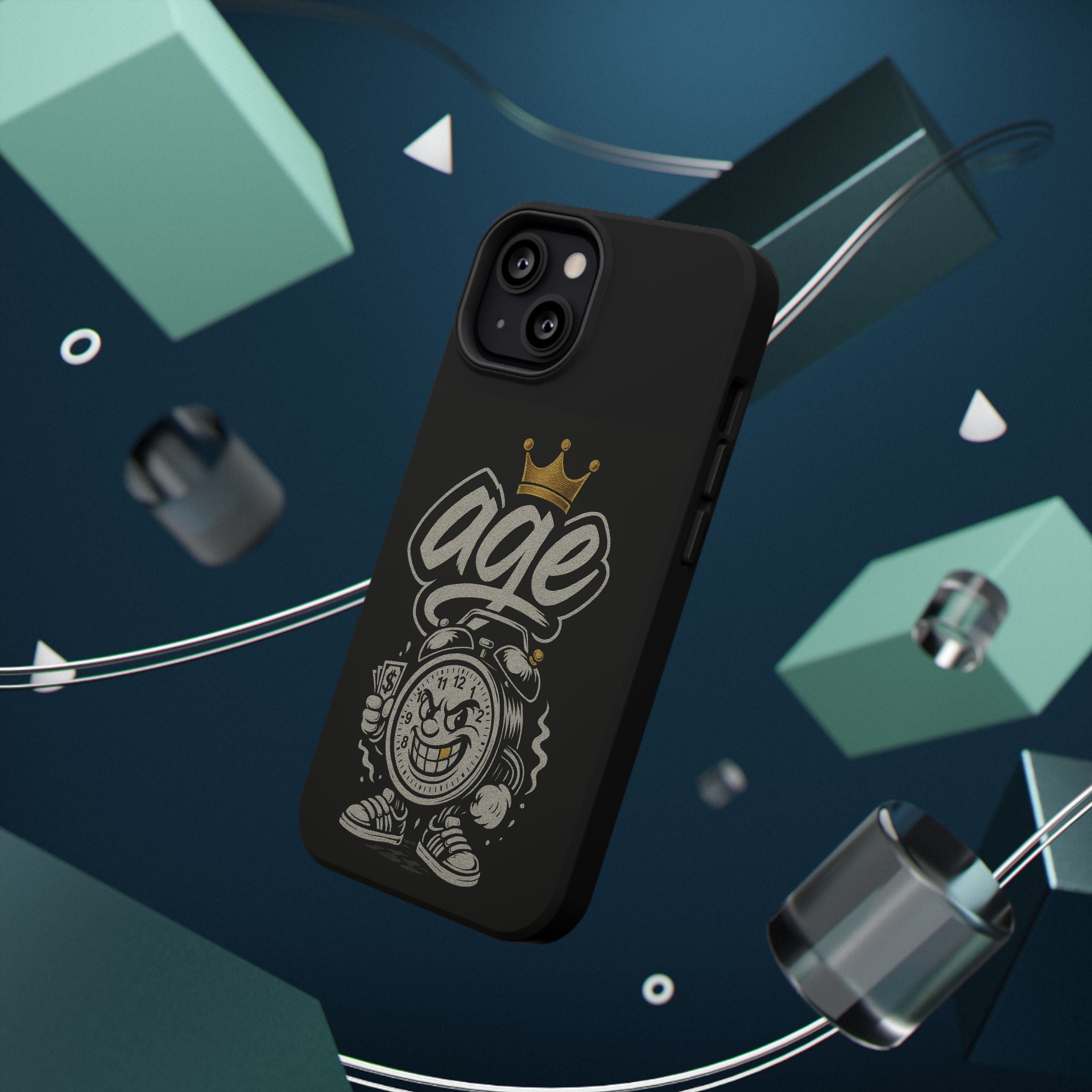 Vintage Alarm Clock Character phone case | Impact-Resistant Cases