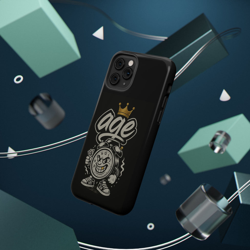Vintage Alarm Clock Character phone case | Impact-Resistant Cases