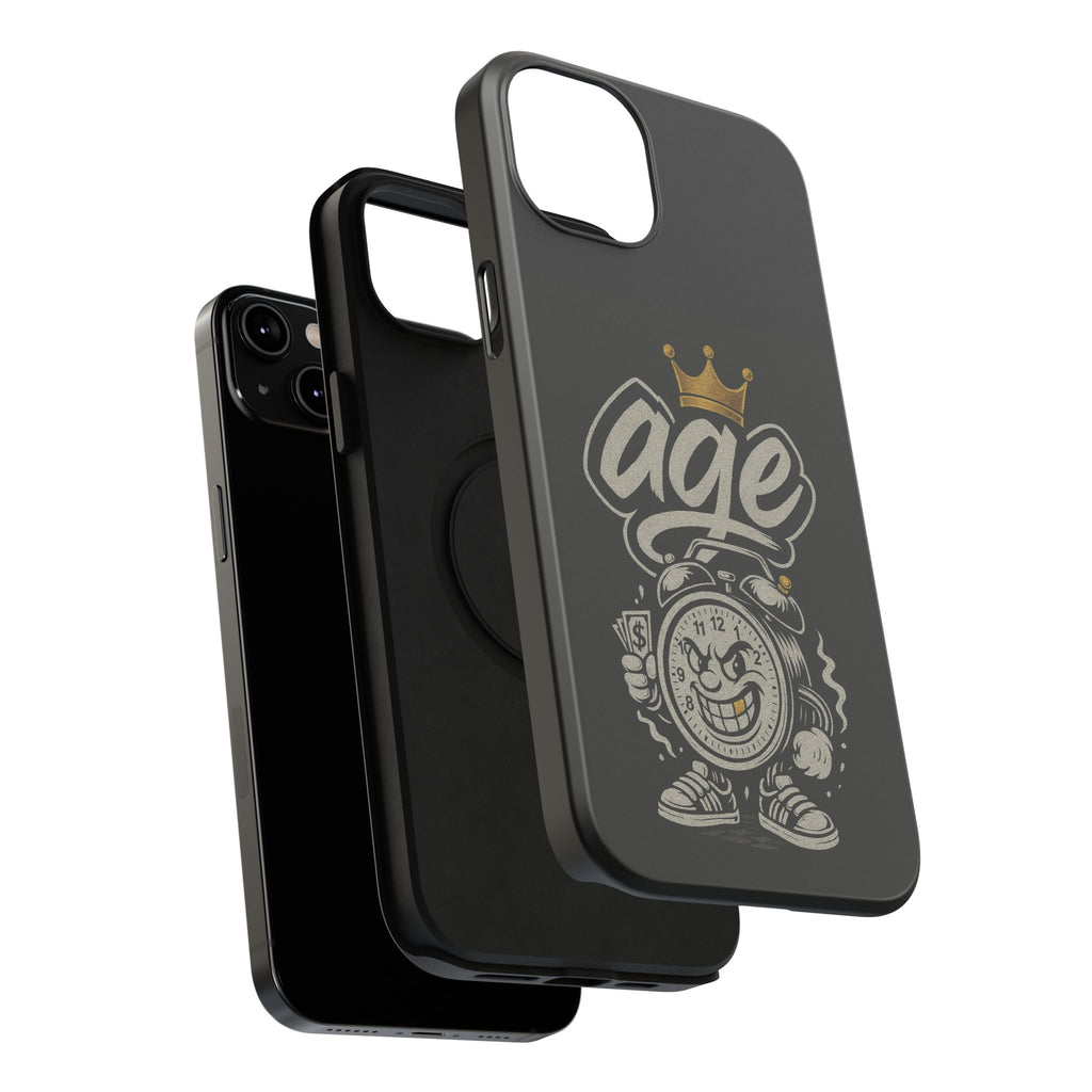 Vintage Alarm Clock Character phone case | Impact-Resistant Cases