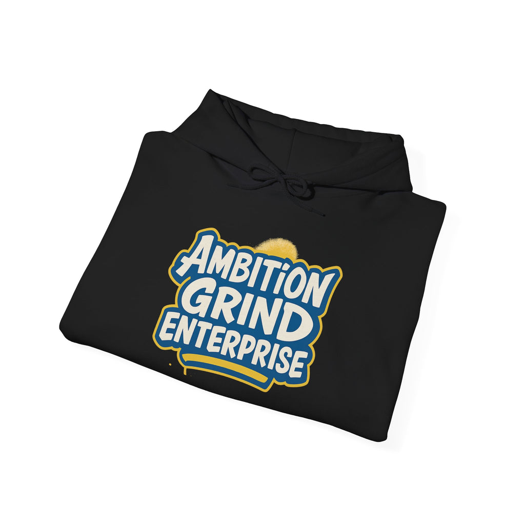 Ambition Grind Enterprise Hoodie | Motivational Logo Sweatshirt