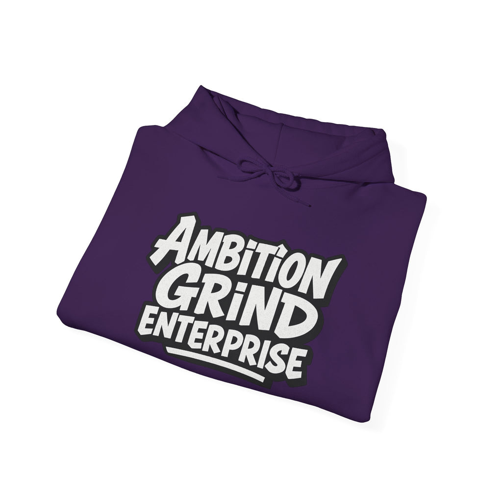 Ambition Grind Enterprise Hoodie | Motivational Graphic Hooded Sweatshirt