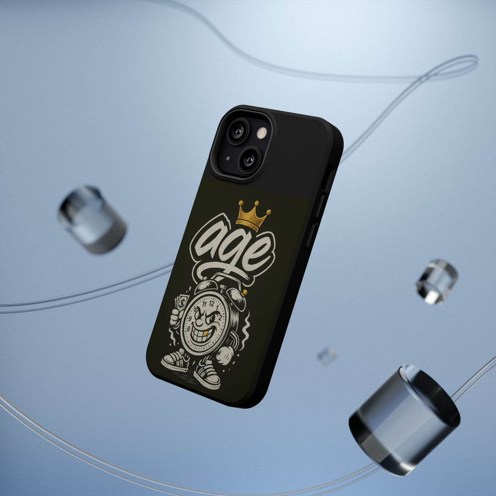 Vintage Alarm Clock Character phone case | Impact-Resistant Cases