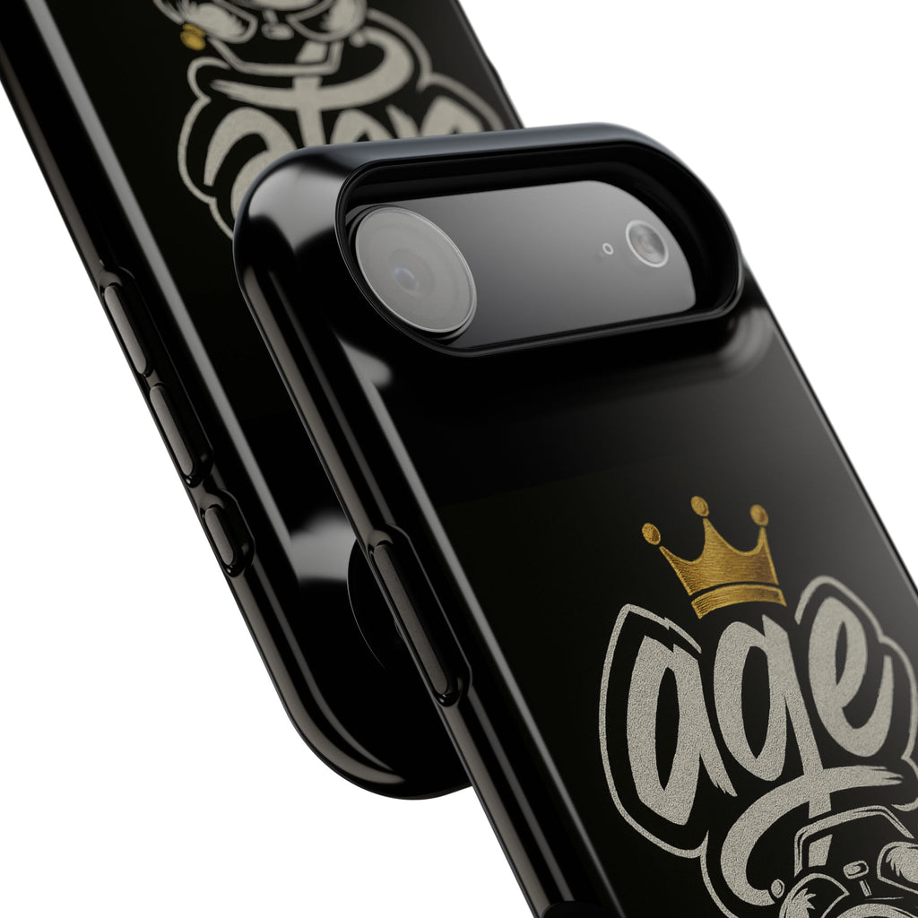 Vintage Alarm Clock Character phone case | Impact-Resistant Cases