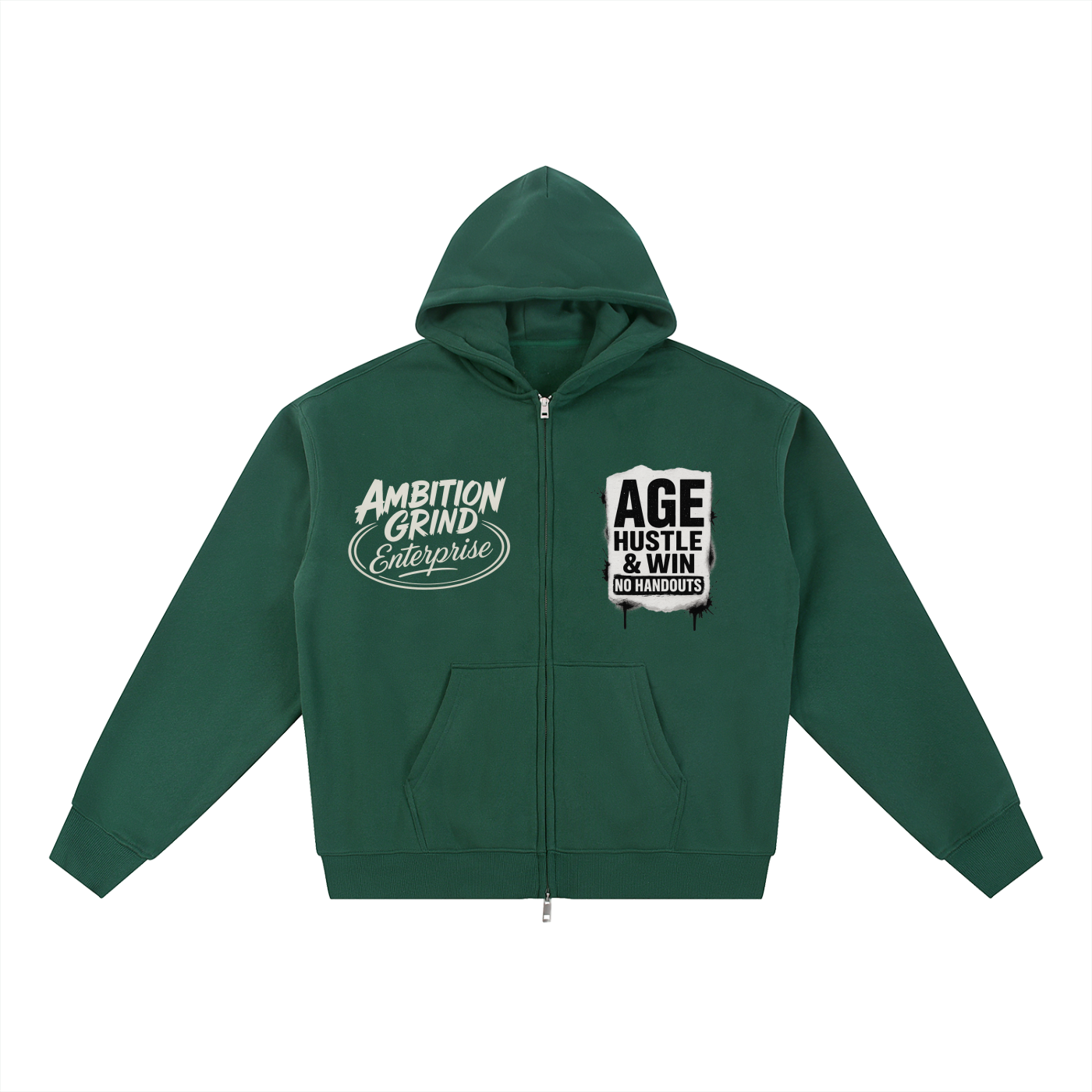 Essential Fleece Zip-Through Hoodie