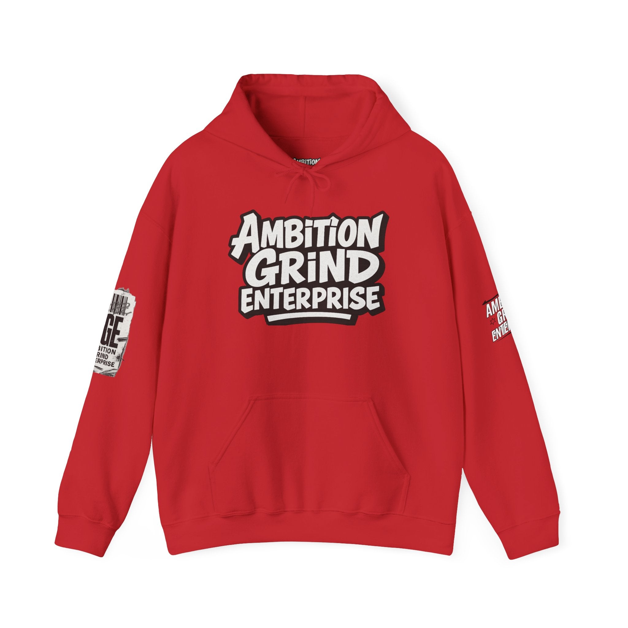 Ambition Grind Enterprise Hoodie | Motivational Graphic Hooded Sweatshirt