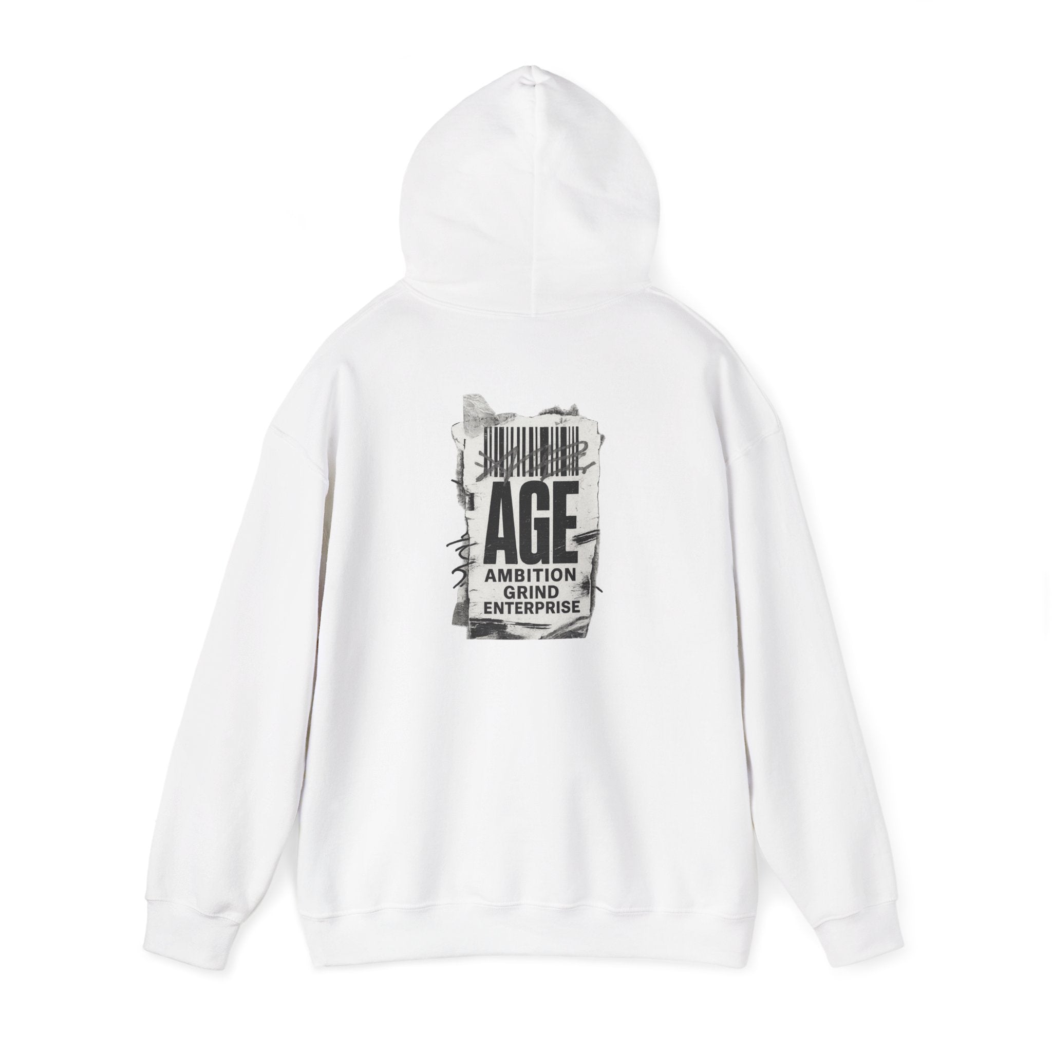 Ambition Grind Enterprise Hoodie | Neon Graffiti Logo, Streetwear