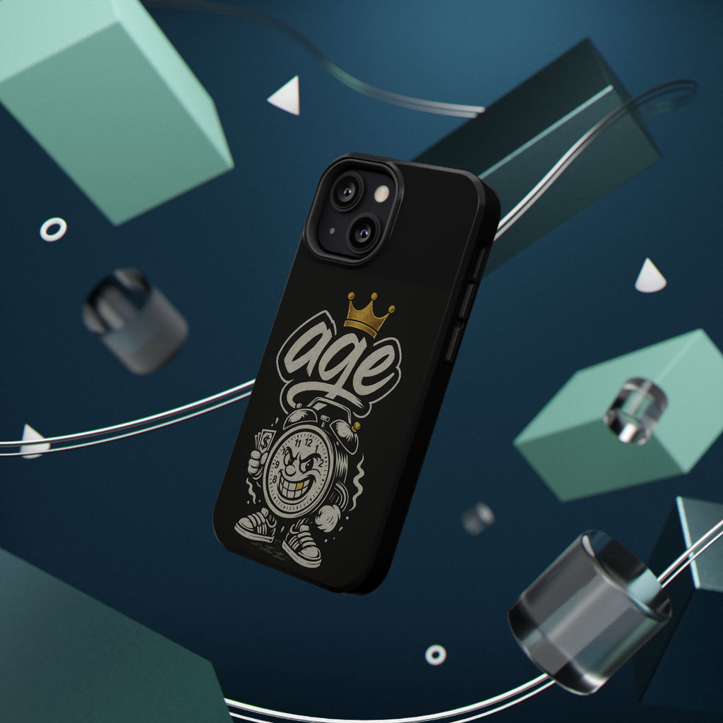 Vintage Alarm Clock Character phone case | Impact-Resistant Cases