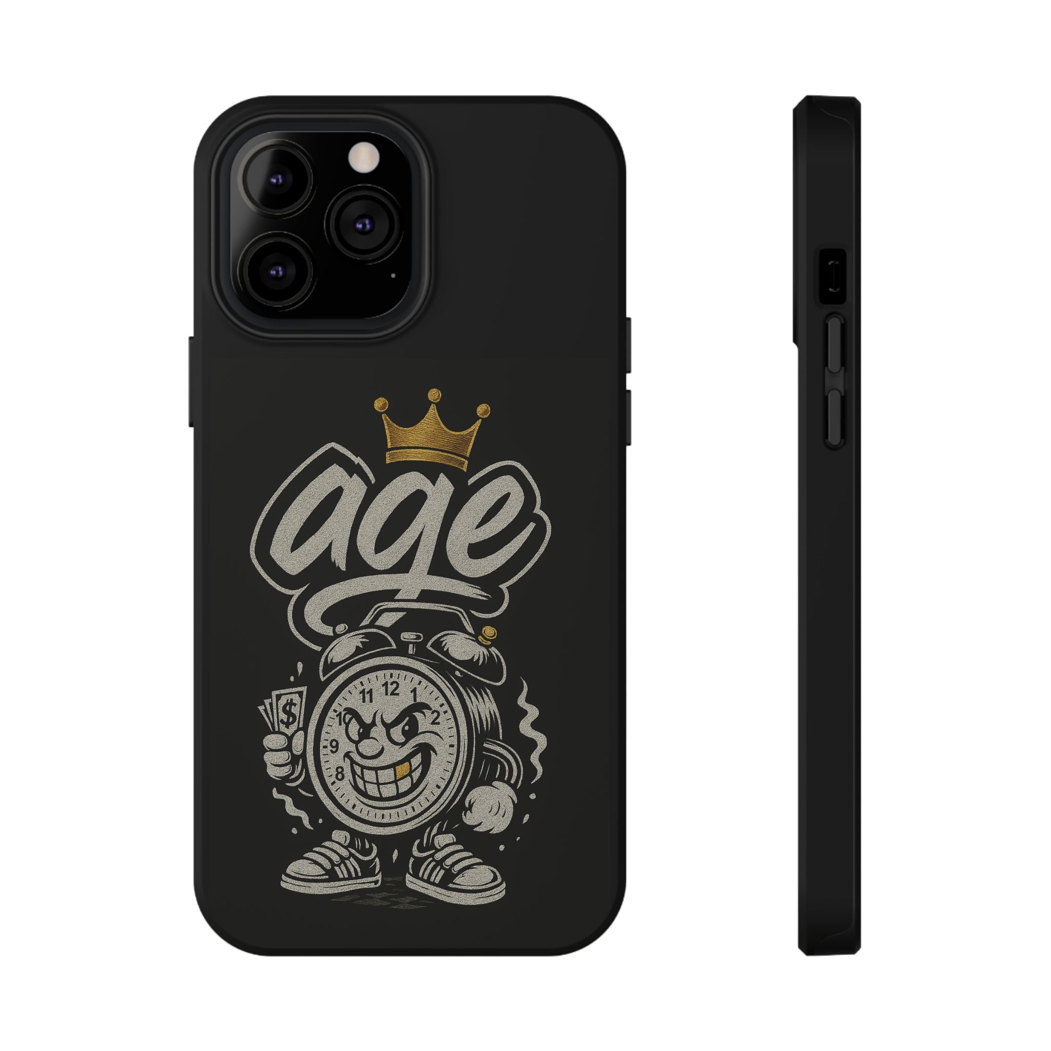 Vintage Alarm Clock Character phone case | Impact-Resistant Cases