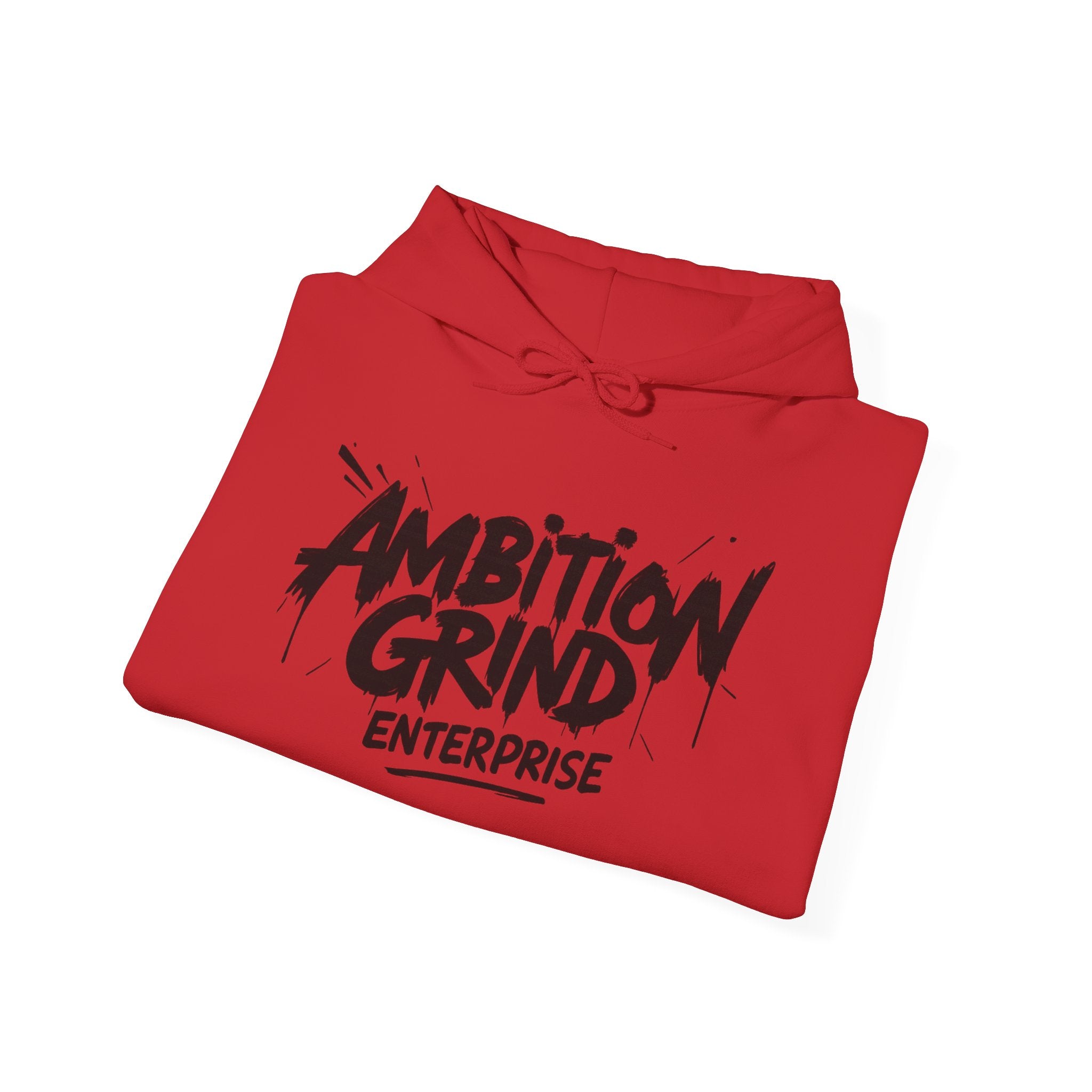 Ambition Grind Enterprise Hoodie | Motivational Streetwear, Graphic Logo