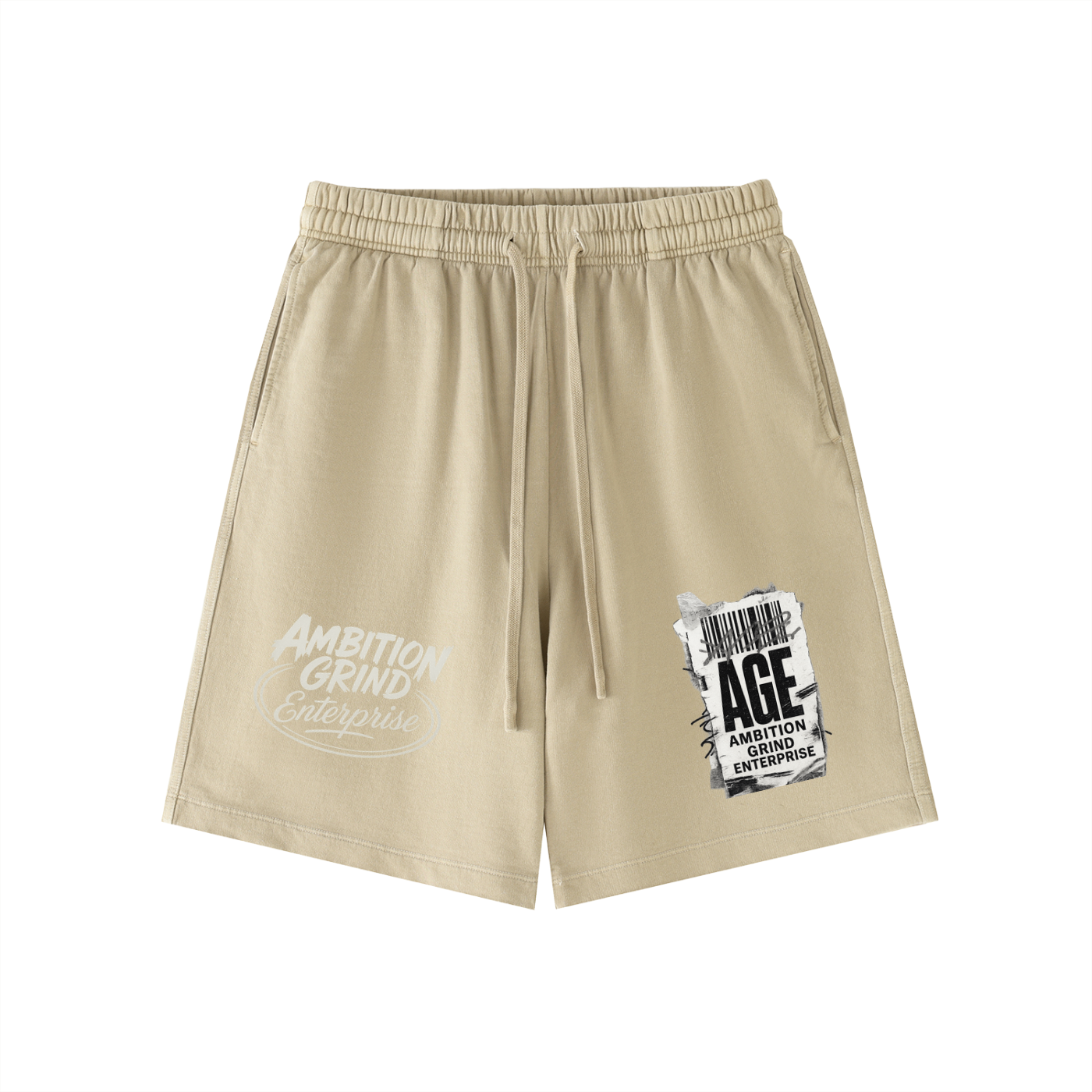 Vintage Wash Cotton Shorts